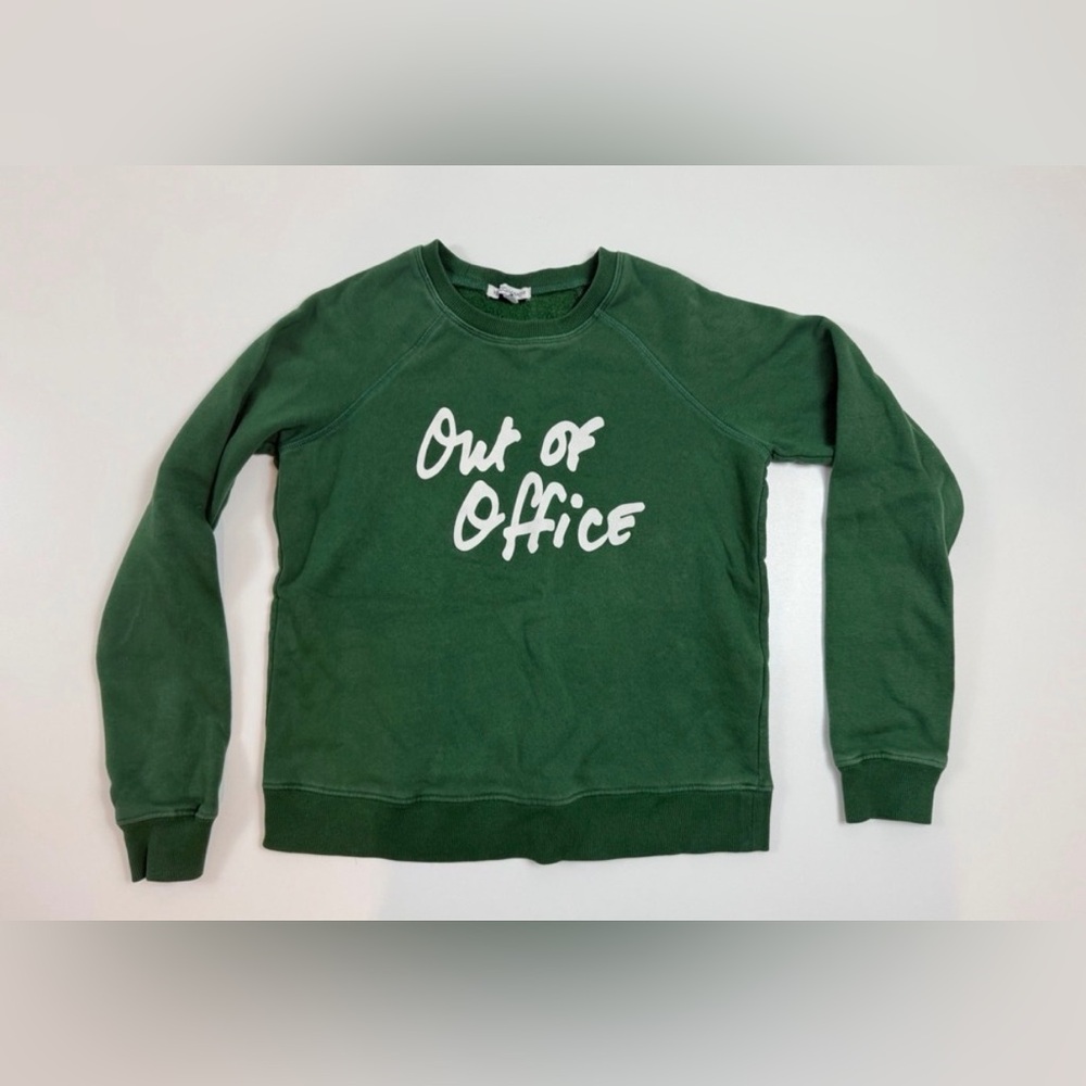 Rebecca Minkoff Green 'Out of Office' Sweatshirt graphic